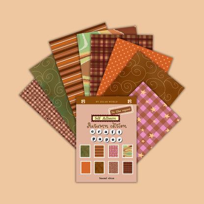 Autumn Self Adhesive Craft Paper