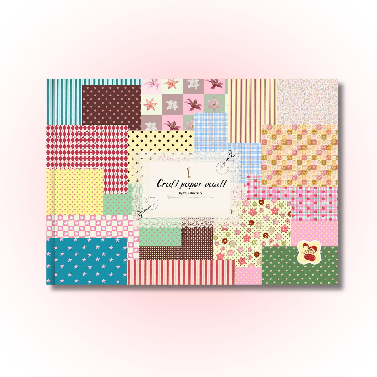 Craft Paper Vault Book - A4 Designed Paper