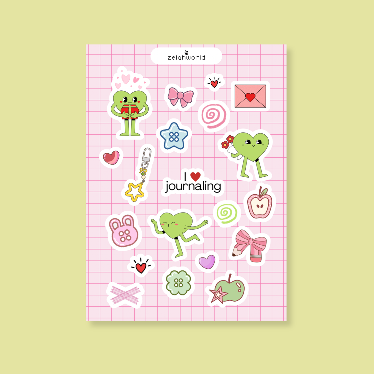I love journaling sticker sheet
