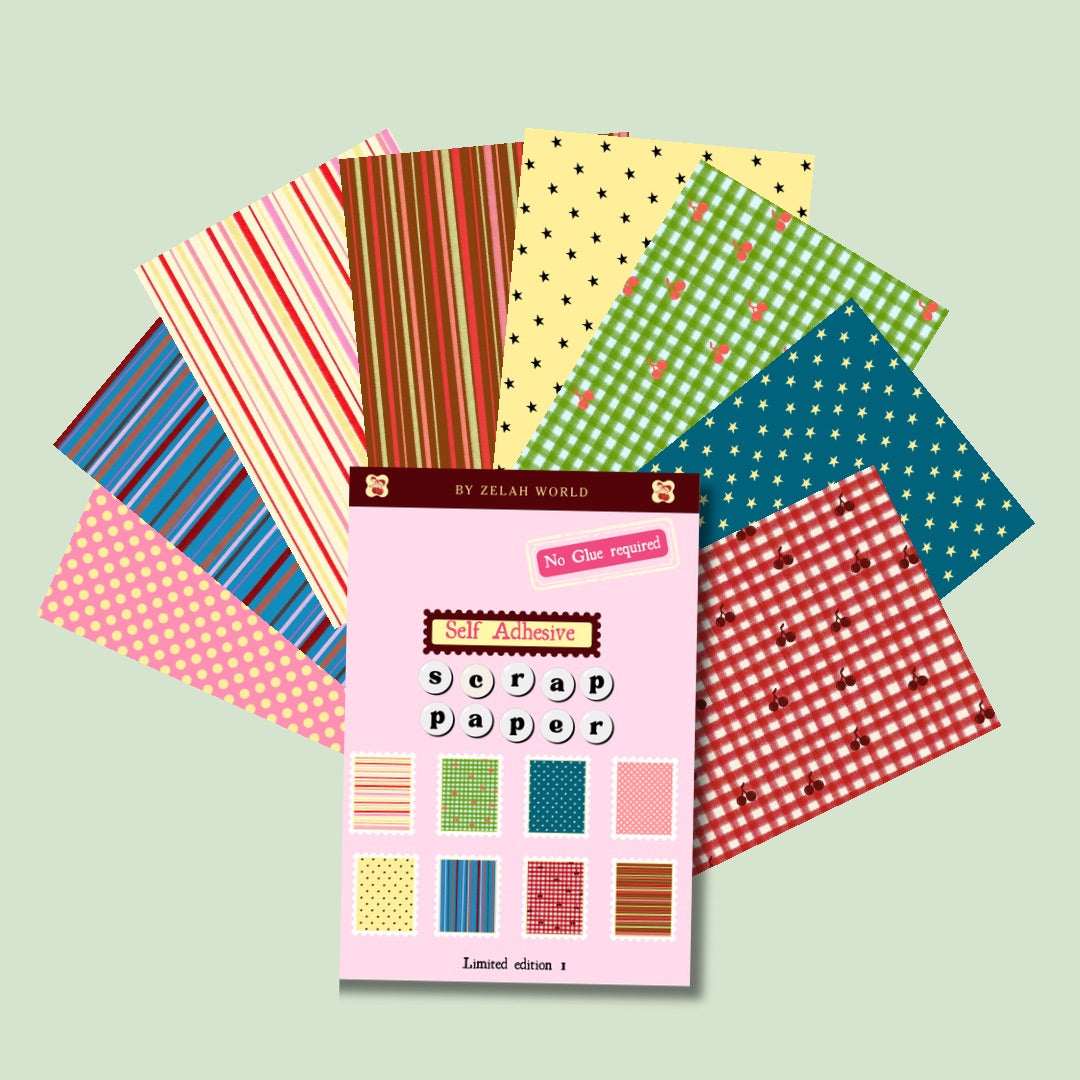 Self Adhesive Peel & Stick Craft Paper A5